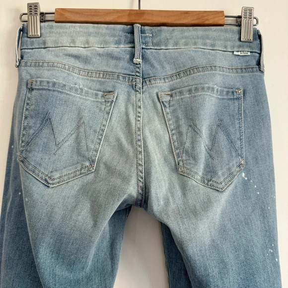 MOTHER Looker Ankle Fray in pretty little words in a bottle Size: 25 - Picture 6 of 9